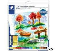 Set de peintures aquarelle Staedtler Design Journey 6 Pièces 12 ml