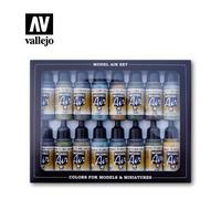 Set De Peintures Rlm Colors |vallejo|71193| 16x17ml Maquette Char Promo