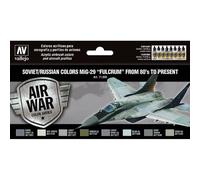 Set De Peintures Soviet/russian Colors Mig-29 "fulcrum" From 80's To Present |va