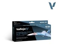 Set De Peintures Soviet/russian Colors Su-27 "flanker" From 80's To Present |val