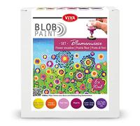 Set de peintures Viva Decor Blob Paint « Champ de fleurs »