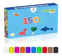 Set de Perles à Repasser Maxi Junior – 1.500 Grosses Perles en 10 Couleurs pour Enfants dès 3 Ans