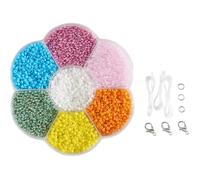 Set de perles - FOLIA - Rocailles - Multicolore - 90 g - 1,9 mm