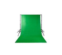 Kit Fond Vert Studio avec Support et Trépieds Noir