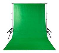 Kit Fond Vert Studio avec Support et Trépieds Noir