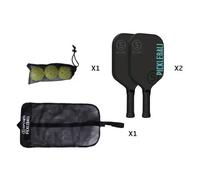 Set de pickleball en bois Sporti Outdoor Noir TU
