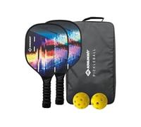 Schildkröt Set de Pickleball – 2 raquettes, 1 balle intérieure, 1 balle extérieure, sac de transport