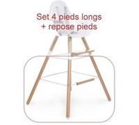 Set de Pieds Longs Coloris Hêtre pour Chaise EVOLU G