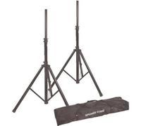 Adam Hall Stands SPS 023 SET - Set Pieds d'Enceinte avec 2 Pieds d'Enceinte et Housse