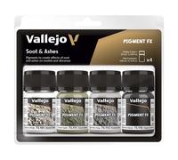 Set de Pigment FX 4x35ml - Suie et Cendres - VALLEJO 73.193