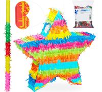 set de pinata 4 pièces relaxdays Pinata set star