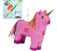 set de pinata 4 pièces relaxdays Set de pinata licorne