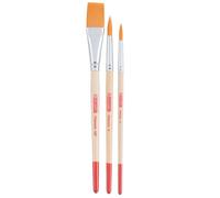 Royal talens - 1 x set de pinceau, 3 pièces, rond et plat 9099133m