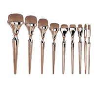 Set de Pinceaux à Fard à Paupières 9 Pièces Doux Réutilisables Outils | Pinceau à Fard à Paupières Pour Étudiantes Artistes Mariage Salon Maison Festival