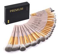 Set de pinceaux de maquillage, 25 pinceaux professionnels pour le maquillage, fond de teint, visage, yeux, lèvres, pinceau pour fard à paupières, set avec boîte cadeau noire