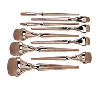 Set de Pinceaux de Maquillage | 9 Pièces Doux Réutilisables Outils Professionnels,Set d'Accessoires de Beauté | Étudiants Artistes Professionnels Mariage Salon Domicile Fêtes Quotidien