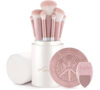 Set De Pinceaux De Maquillage Luvia, Prime Vegan Pro - Candy, 7 Pinceaux De Maquillage Avec Rangement Pour Pinceaux, Éponge[YP48]