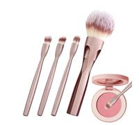Set de Pinceaux de Poils Doux et Manche Ergonomique Magnétique