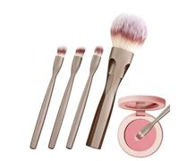 Set de Pinceaux de Poils Doux et Manche Ergonomique Magnétique