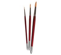 Set De Pinceaux Hobby Créatif Fsc 100%, 3pinceaux Synhtétiques, 3 Pces