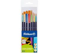 Set de pinceaux scolaires Pelikan Premium PI8/PB 8 pièces