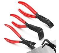 Set de pinces à border 3 pièces, pince à border (droite 180°, oblique 45° et 90°), outil de couvreur, outil de zingueur, pince à border pour couvreurs, décorateurs, ateliers et bricoleurs