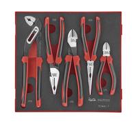 Set de pinces Teng Tools TED441-T; EVA; 5 unités