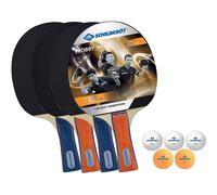 Schildkröt Set de ping-pong Hobby 4 joueurs dans un sac de transport Multicolore G