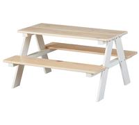 Set De Pique-Nique Jeu Enfant En Bois 90X82X50H Cod.98294 - Banc