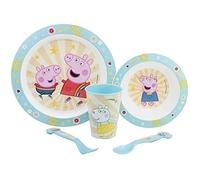 Set De Pique-Nique - Stor - Peppa Pig - 5 Pièces - Réutilisable - Rose