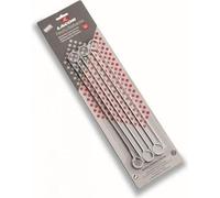 Set de piques à barbecue Lacor - 6 pièces - Acier inoxydable - 305mm