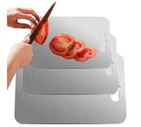 Set De Planches À Découper,3 Pièces En Acier Inoxydable Honeycomb Pour Cuisine - Planche À Découper Sécurisée Pour La Découpe De Viande,Pour Fruit Légume Charcuterie Fromage Préparation De Repas Maiso