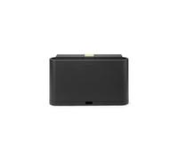 Set de planches à découper Brabantia TASTY+ avec support intégré pour téléphone et tablette | 4 planches de cuisine avec boîtier de rangement | Double face | Aspect bois antidérapant | Dark Grey