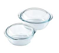 Set De Plats À Gratin Pyrex Avec Couvercle En Verre