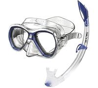 Set De Plongée - Seac - Elba Md - Masque Et Tuba En Silicone - Valve De Purge - Confort Hypoallergénique Multicolore