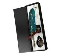 Set De Plume Et Encre Pour Écriture,Papeterie d'Écriture Rétro | Stylos pour Prise de Notes et Correspondance Manuscrite,Pour Débutants Écrivains Artistes Étudiants Enseignants Passionnés D Histoire J