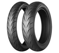 SET DE PNEUS BRIDGESTONE 100/80-17 52H + 130/70-17 62H BATTLAX BT39