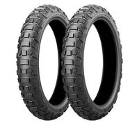 SET DE PNEUS BRIDGESTONE 100/90-18 56P + 120/90-16 63P ADVENTURECROSS AX41