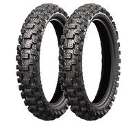 SET DE PNEUS BRIDGESTONE 100/90-19 57M + 120/80-19 63M BATTLECROSS X40 HARD