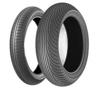 SET DE PNEUS BRIDGESTONE 110/590-17 + 190/650-17 BATTLAX RACING W01 RAIN