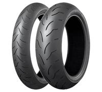 SET DE PNEUS BRIDGESTONE 110/80-18 (58W) + 160/60-18 (70W) BATTLAX BT016 PRO