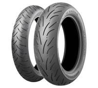 SET DE PNEUS BRIDGESTONE 120/70-14 55H BATTLAX SC2 + 120/90-10 66J BATTLAX SC1
