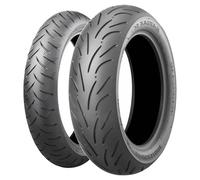 SET DE PNEUS BRIDGESTONE 120/70-14 55H BATTLAX SC2 + 140/70-12 65L BATTLAX SC1