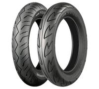 SET DE PNEUS BRIDGESTONE 120/70-14 55S HOOP B03 + 3.50-10 51J HOOP B01