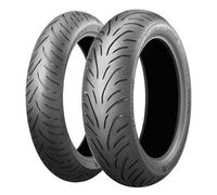 SET DE PNEUS BRIDGESTONE 120/70-15 56H + 160/60-14 65H BATTLAX SC2 RAIN