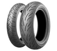 SET DE PNEUS BRIDGESTONE 120/70-15 56H BATTLAX SC2 + 120/70-12 51L BATTLAX SC1