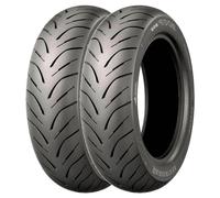 SET DE PNEUS BRIDGESTONE 130/60-13 53L + 150/70-13 64S HOOP B02