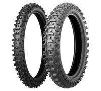 SET DE PNEUS BRIDGESTONE 80/100-21 51M + 110/90-19 62M BATTLECROSS X10 SOFT