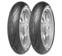SET DE PNEUS CONTINENTAL 120/70-17 (58W) + 130/70-16 (61W) SPORTATTACK