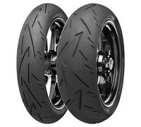 SET DE PNEUS CONTINENTAL 120/70-17 (58W) + 190/50-17 (73W) SPORTATTACK 2